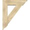 Ekena Millwork Traditional Traditional Rough Sawn Bracket w/ Offset Brace, Douglas Fir, 8"W x 30"D x 36"H BKT0806X30X36TRA01RDF - alternate 3